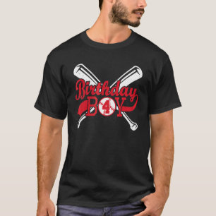 Vierde verjaardag 2018 Baseball Boys Kinder 4 Zeve T-shirt