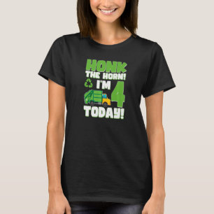 Vierde verjaardag 4 jaar oud Kinder recyclingafval T-shirt