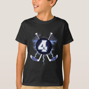 Vierde verjaardag - Ice Hockey sport 4 jaar oud T-shirt