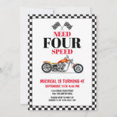 Vierde verjaardag Need Four Speed zware fiets Kaart (Voorkant)