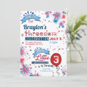 Vierde verjaardag van de Dag van de Dag van de Dag Kaart (Staand voorkant)