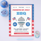 Vierde verjaardag van de Dag van de Onafhankelijkh Flyer (Enkel)