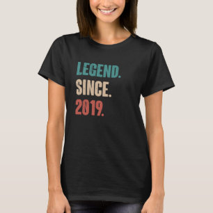 Vierde verjaardag van de geboorte 4 jaar oude Vint T-shirt
