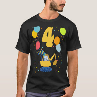 Vierde verjaardag van de geboorte van kinderen Vie T-shirt