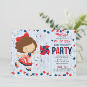 Vierde verjaardag van de Partij voor Kinderen van  Kaart (Staand voorkant)