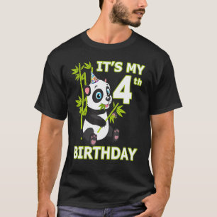 Vierde verjaardag van de vierde verjaardag van het t-shirt