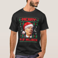 Vierde vrolijke kerstmis van Halloween Funny Biden