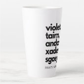 Vierde Wing Latte Mok (Voorkant)