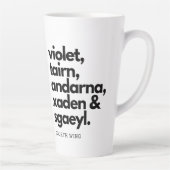 Vierde Wing Latte Mok (Rechts)