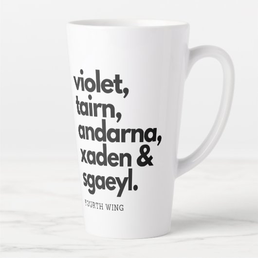 Vierde Wing Latte Mok (Rechts)