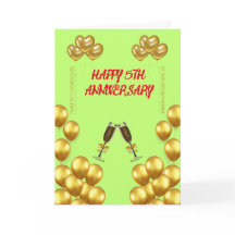 Vieren 5e bruiloft Jubileum Liefde en vreugde