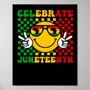 Vieren Juneteenth Black History Vieren Bla Poster