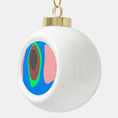 vieren keramische bal ornament (Rechts)