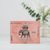 Vieren leven postkaart (Staand voorkant)