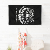 Vieren Nieuwe Beginningen Wijnglas Illustratie 2 Spandoek (Insitu)