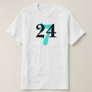 vierentwintig zeven 247 t-shirt