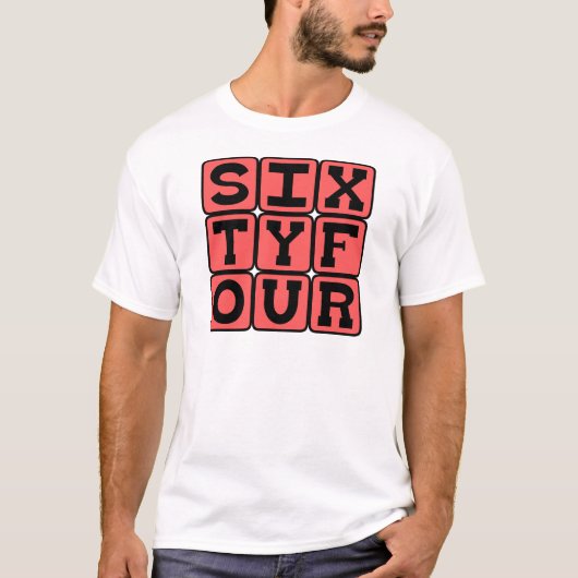 Vierenzestig, Nummer 64 T-shirt (Voorkant)