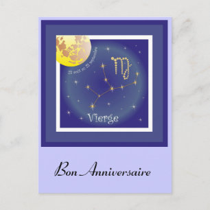 Vierge 23 août au 23 septembre Postkarte Briefkaart