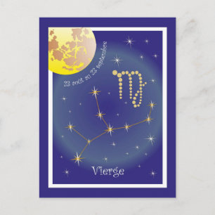 Vierge 23 août au 23 septembre Postkarte Briefkaart