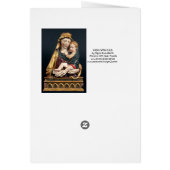VIERGE À L'ENFANT, Saphir Bleu (Dos)