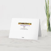 Vierge à l'intérieur de la carte de voeux Écureuil (Dos)