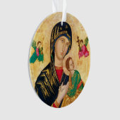 Vierge byzantine Marie et icône enfant Noël (devant)