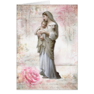 Vierge Catholique Marie Lamb Religieux