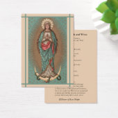 Vierge catholique Marie Prière Maris et femmes (Bureau)