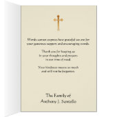 Vierge catholique Marie Rosary Merci funéraire (Intérieur (Droit))