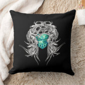 Vierge – Coussin Décoratif Minimaliste Zodiaque (Couverture)