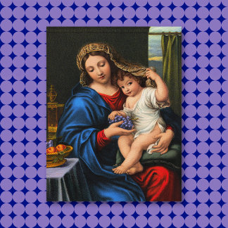 Vierge de la carte des raisins