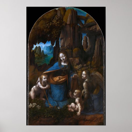 Vierge des Rochers - Galerie nationale - Poster (Devant)