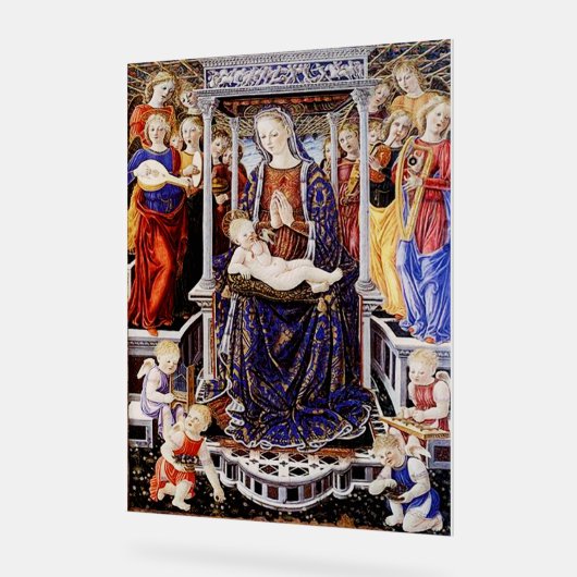 Vierge et enfant avec Ange musicale (Angle)