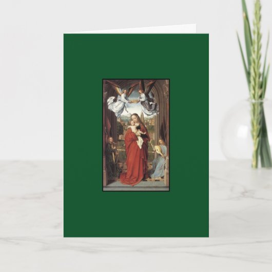 Vierge et enfant - Carte de Noël Vintage (Devant)