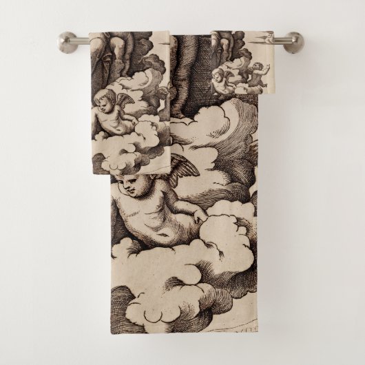 Vierge et Enfant dans les Nuages (En situation)