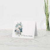 Vierge Florale Bleue et Blanche Marie Religieuse (Devant)