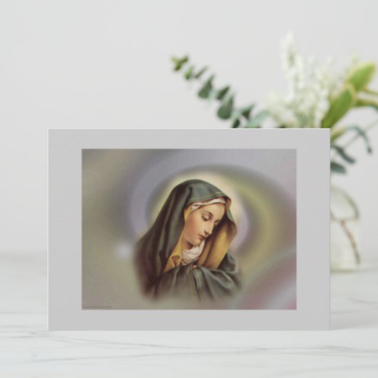 Vierge Marie 2 Invitation (Debout devant)