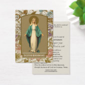 Vierge Marie Catholique Prière funéraire Carte Sai (Bureau)