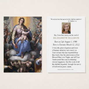 Vierge Marie Catholique Saints Anges Prière funéra