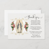 Vierge Marie Condolence de Merci religieux (Devant / Derrière)