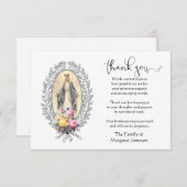 Vierge Marie Condolence de Merci religieux (Devant / Derrière)