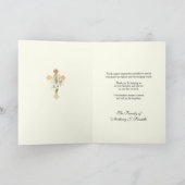 Vierge Marie Condolence Merci funéraire (Intérieur)