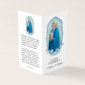 Vierge Marie Doses Funérailles catholiques Carte S (Extérieur)
