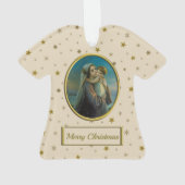 Vierge Marie et Bébé Jésus à Noël étoilé (dos)