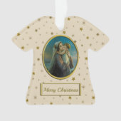 Vierge Marie et Bébé Jésus à Noël étoilé (devant)