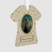 Vierge Marie et Bébé Jésus à Noël étoilé (devant)