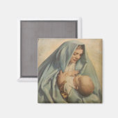 Vierge Marie et bébé Jésus aimant (Recto/Verso)