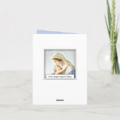 Vierge Marie et carte de Jésus de bébé (Dos)