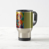 Vierge Marie et enfant Notre Dame Voyage Mug (Devant droit)