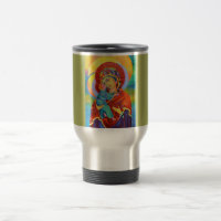 Vierge Marie et enfant Notre Dame Voyage Mug
